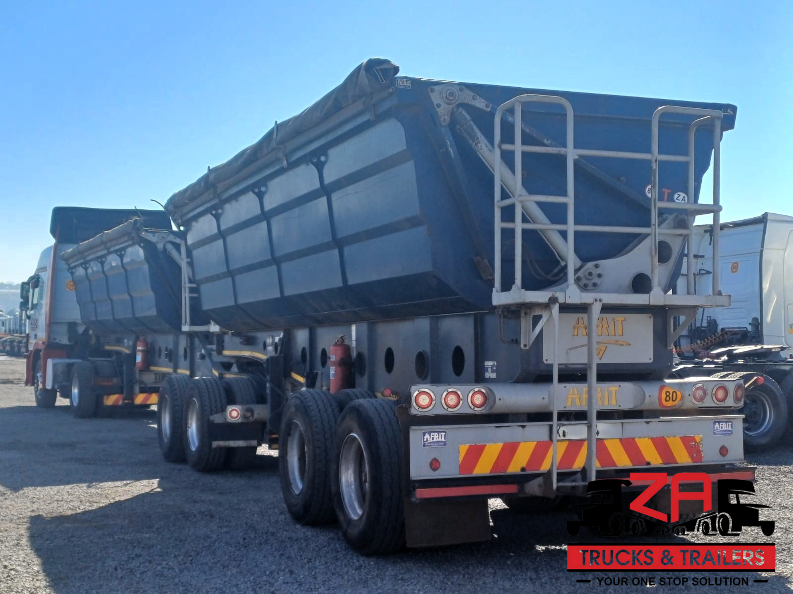 2021 AFRIT 40 CUBE SIDE TIPPER TRAILER #53208
